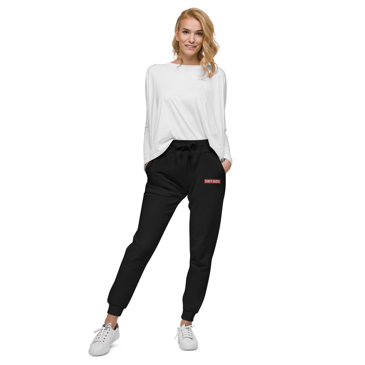 Chepa Embroidered Fleece Sweats