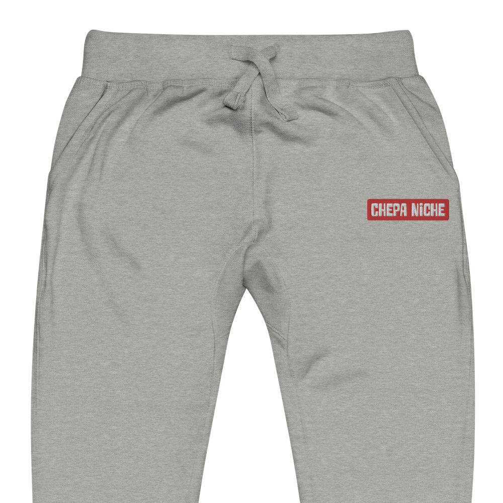 Chepa Embroidered Fleece Sweats